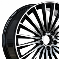 Jantes en alliage monobloc de luxe AL 19 20 21 pouces 5x112 noir brillant à rayons multiples, en maille, en promotion pour Mercedes Benz (voitures particulières)