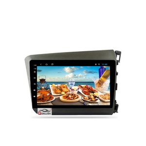 Gerlish IPSタッチスクリーン<span class=keywords><strong>Android</strong></span>カーDVDプレーヤーGPSナビゲーションホンダシビック2012-2015オーディオラジオステレオサポートPlaystore - Product Image 1