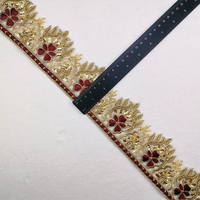 Prix Suisse Dentelle Tissu Africain Suisse Voile Perle Bordure Broderie Organza Maille De Luxe Mariage Sequin Étroit Dentelle Garniture Robe