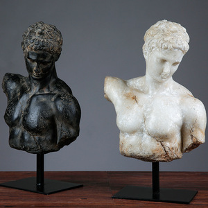 Decorazione della grande stanza moderna degli ornamenti della scultura di lusso della <span class=keywords><strong>resina</strong></span> di carattere retrò nordico per la camera da letto del salotto di casa - Product Image 1