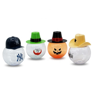 Hete Aanbieding 24oz/700ml Kerst Halloween Dag Herbruikbare Plastic Bekers Plastic Cowboy Drinkbeker met Deksel en Rietje voor Promotie - Product Image 6