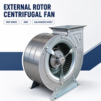 Ventilateur centrifuge à rotor externe industriel pour les unités de climatisation et les systèmes de ventilation CVC