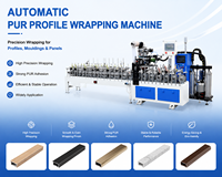 Ligne de production intelligente pour l'emballage de surfaces larges, machines de travail du bois avec moteur de 72 kW, fabrication flexible