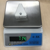 Cloison de séparation de bureau en alliage d'aluminium triangulaire, pince de fixation