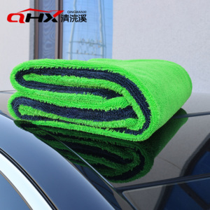 Accessoires de voiture, serviette de séchage en <span class=keywords><strong>microfibre</strong></span> à double boucle torsadée, absorbante et à séchage rapide, <span class=keywords><strong>pour</strong></span> le detailing automobile - Product Image 5