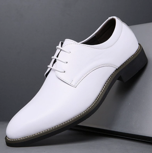 Zapatos Oxford Negros con Puntera Reforzada para Hombre, con Cordones, Formales, para Negocios y Caminar - Product Image 6
