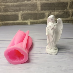 Moldes de fundición de resina hechos a mano para adornos decorativos DIY estilo Ins herramientas de escritorio de silicona chica W0697 - Product Image 2