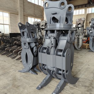 Matériel forestier LS Forestry Equipment, grappin à bois rotatif à 360°, brise-roche <span class=keywords><strong>hydraulique</strong></span> avec ouverture de mâchoire de 2700 mm pour excavatrices de 6 à 10 tonnes - Product Image 3