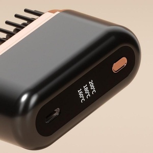 Cepillo Alisador y Rizador de Pelo Inalámbrico Portátil 2 en 1, Mini Plancha de Pelo de Calentamiento Rápido sin Cable - Product Image 3