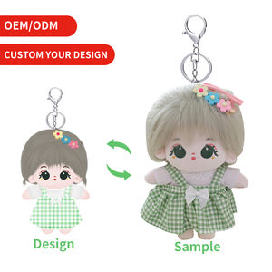 Großhandel Maßgefertigte Hochwertige Plüschtier-Schlüsselanhänger Individueller Stofftier-Anhänger - Product Image 2