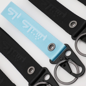 Dây đeo chìa khóa ngắn chất lượng cao, móc khóa xe máy, móc khóa vải có móc hình đại bàng - Product Image 5