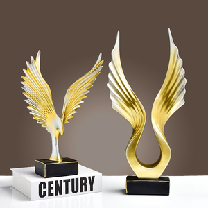 Decorazione da Tavolo <span class=keywords><strong>per</strong></span> Ufficio in Resina di Alta Moda, Ornamento Minimalista Moderno con <span class=keywords><strong>Ali</strong></span> d'Aquila/<span class=keywords><strong>Angelo</strong></span>, Regalo Speciale <span class=keywords><strong>per</strong></span> il Capo - Product Image 5