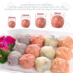 เครื่องทำลูกชิ้นเนื้อยัดไส้เครื่องทำลูกชิ้นเนื้อสแตนเลส - Product Image 6