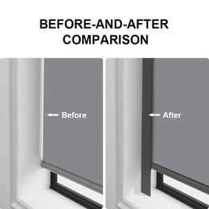 Les bloqueurs de lumière en PVC occultants pour stores et stores, les <span class=keywords><strong>bandes</strong></span> de blocage de la lumière bloquent la lumière <span class=keywords><strong>sur</strong></span> deux côtés de la fenêtre - Product Image 6