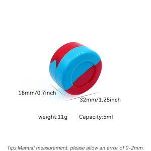 Bán buôn 5ml <span class=keywords><strong>Silicone</strong></span> <span class=keywords><strong>container</strong></span> không dính Jar lưu trữ Hộp Tùy chỉnh <span class=keywords><strong>Silicone</strong></span> cao su <span class=keywords><strong>container</strong></span> - Product Image 2