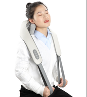 Masseur intelligent 3D Shiatsu professionnel pour le cou, les épaules et le dos avec 6 têtes de massage douces et chauffage électrique