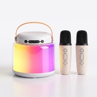 Haut-parleur portable sans fil à corps en plastique, compatible AirPlay, avec LED RGB, jusqu'à 10 heures d'autonomie, idéal pour les pique-niques en plein air et les voyages – Meilleure vente