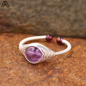 Женское кольцо с натуральным камнем - Product Image 4