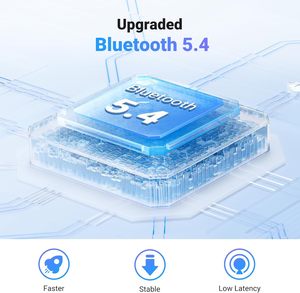 UGREEN Airplane Bluetooth 5,4 Transmisor Receptor para 2 auriculares, Airplane Travel Essentials 2-en-1 Adaptador inalámbrico Bluetooth - Product Image 2