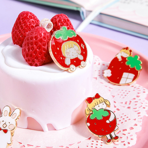 <span class=keywords><strong>Ownday</strong></span> เข็มกลัดกล่องโลหะแข็งพร้อมกล่องกระดาษแข็ง,อุปกรณ์เครื่องเขียนน่ารักส่งเสริมการขายผลไม้สตรอเบอร์รี่ปี4762 - Product Image 6