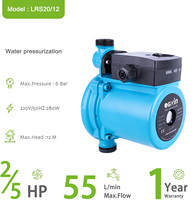 Pompe Surpresseur Automatique de Pression d'Eau pour Foyers Familiaux, Pompe de Circulation Blindée
