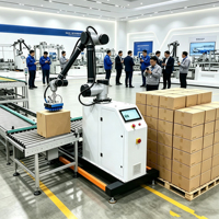 Robot collaboratif automatique pour boîtes en carton, bouteilles en verre, aliments, panneaux sandwich en laine, machine à vis simple