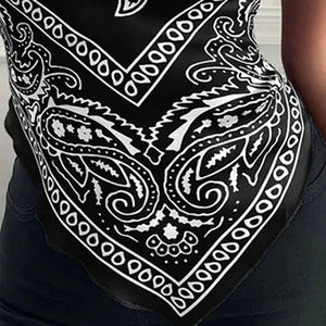 China Fabricante Mujeres <span class=keywords><strong>Crop</strong></span> Tops Halter Backless Bowknot Satén Chaleco Sexy Mujeres Verano <span class=keywords><strong>Pañuelo</strong></span> Tank Tops - Product Image 4