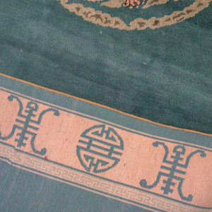 2.5x12ft dài hành lang handknotted lụa Thảm RUNNERS hành lang Thảm 100% Lụa Màu Xanh cầu thang Ba Tư Thảm <span class=keywords><strong>Runner</strong></span> - Product Image 5