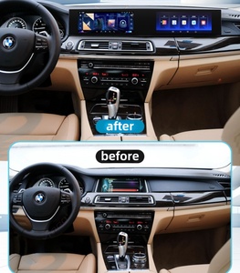 21 इंच डुअल स्क्रीन एंड्रॉइड कार रेडियो वीडियो प्लेयर ऑटो कारप्ले के लिए ऑटो कारप्ले, बीएमडब्ल्यू 7 श्रृंखला f01 f02 cccccc 2009-2015 वाईफाई जीपीएस नेविगेटर - Product Image 3