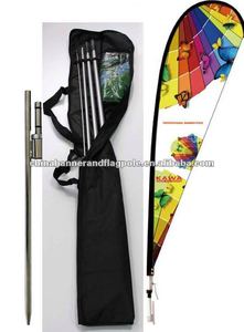 Advertising <strong>Custom</strong> Flying <strong>Banners</strong> Bow Sail Feather <strong>Teardrop</strong> Flag - Product Image 2