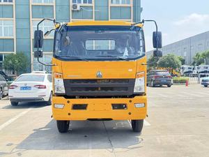 Camion automatique de barrière à fond plat Howo bon prix véhicules de sauvetage dépanneuse remorques de voiture bon marché - Product Image 6