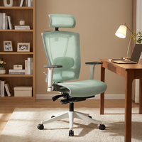 Meubles de luxe pour bureaux à domicile Bifma 3D Accoudoir pivotant en maille complète Mobilier de bureau Chaises de direction ergonomiques