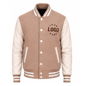 Chaqueta Varsity de Alta Calidad con Nuevo Diseño para Hombre, Servicio OEM, MOQ Bajo, Chaqueta Varsity de Béisbol Personalizada - Product Image 1