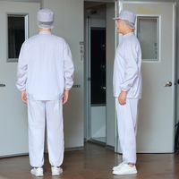 Uniformes de bar de vêtements de travail de sécurité d'usine chapeau de chef pâtissier uniforme de chef de haute qualité avec chapeau