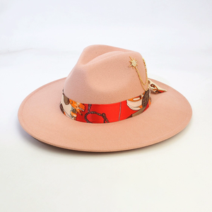 Chapeau rétro vintage noir Fedora rigide à larges bords hommes femmes chapeau 100% chapeau en feutre de laine, chapeaux <span class=keywords><strong>Borsalino</strong></span> faits à la main brûlés en détresse - Product Image 3