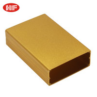Boîtier de commande en aluminium extrudé sur mesure OEM, usinage CNC, dissipateur thermique, boîtier de carte PCB, boîtier en aluminium IP54, finition poudrée