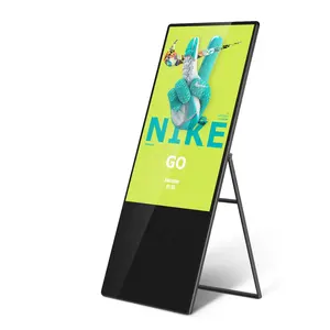 Shenzhen Refee 32 inç 43 inç 49 inç reklam ekranı lcd ekran taşınabilir kiosk android dijital tabela