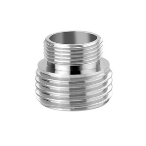 Adaptador de grifo de latón cromado para cocina, conector de grifo, adaptador de conexión de rosca NPT para grifo de cocina - Product Image 1