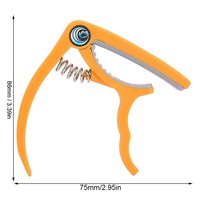 Plastic Guitar Capo Bridge Pin Remover 4~6 String Guitar Bass Ukulele Capo