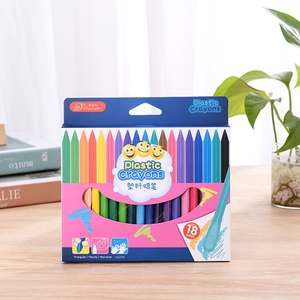 Keasカスタムマルチカラークレヨン12色ノンスティックキッズアート洗えるクレヨンお手入れが簡単塗装プラスチッククレヨンセット - Product Image 5