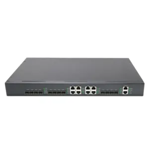 광섬유 Gepon/Epon 8 포트 EPON OLT 8 SFP 1U OLT 장비 10G 업 링크 FTTH/FTTX 솔루션