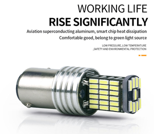 T20 Đèn Tín Hiệu <span class=keywords><strong>Led</strong></span> Đèn Phanh Lùi Xe Canbus T20 7443 WY21W Đèn Tín Hiệu Rẽ W21w <span class=keywords><strong>Led</strong></span> 4014 45SMD 7440 12V - Product Image 3