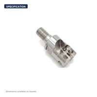 Fraise de barre en acier au tungstène CNC personnalisable EAP400R tête de coupe de dent de verrouillage de filetage APMT1604 INSERT OEM fraise en bout prise en charge