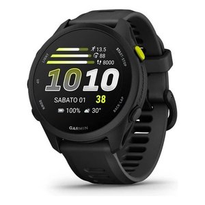 Montre connectée GPS Garmin Forerunner 70 43 mm AMOLED avec surveillance de la fréquence cardiaque, plastique magnétique, étanche 5 ATM pour la course à pied et le fitness - Product Image 1