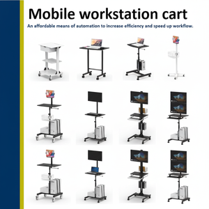 Chariot de diffusion en continu de bureau en métal extensible réglable - Product Image 1