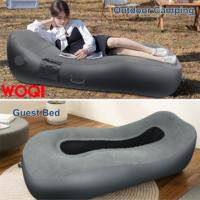 Canapé gonflable automatique WOQI avec pompe intégrée, disponible pour le camping et la randonnée en intérieur et en extérieur