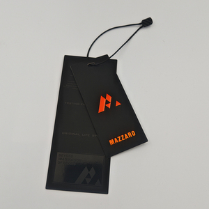 <span class=keywords><strong>Hangtag</strong></span> ป้ายเสื้อผ้าที่กำหนดเองสำหรับเสื้อผ้าสำหรับเพิ่มเอกลักษณ์ของแบรนด์และสไตล์กางเกงลำลองป้ายแขวน - Product Image 3