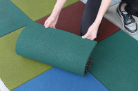 Tapis en caoutchouc EPDM résistants aux intempéries pour aire de jeux et zone de fitness