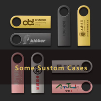 Nuevo Pendrive USB 2.0 Mini de Metal, Unidad Flash de 4GB