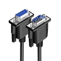 Cable emale a Ross 232 232 9-en-erial, contacto de Ross, F-F Plated 9 9-en cable 0,5 M 1 1,5 M 3M 5M 10M para PPPP